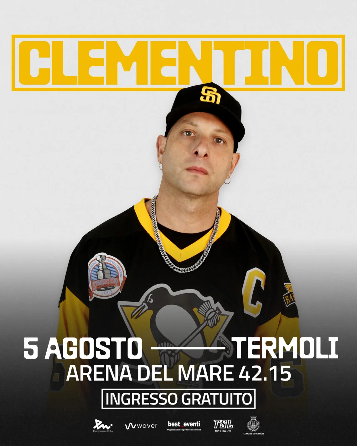 Concerto gratuito di Clementino aTermoli